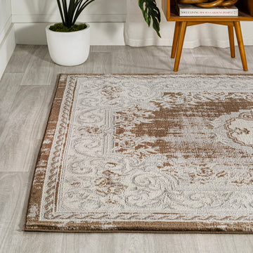 Rosalia Cottage Medallion Area Rug
